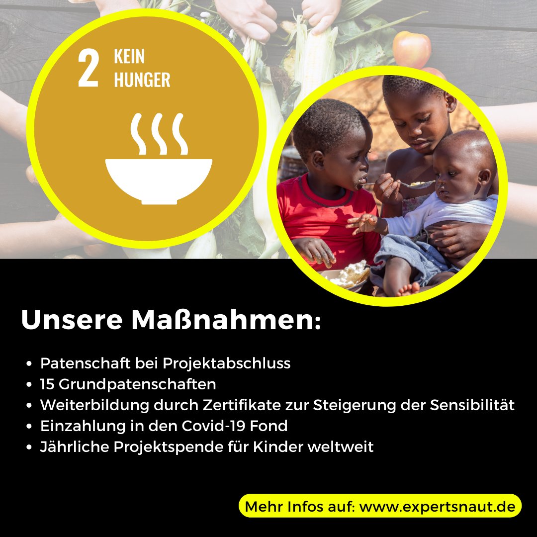 expertsnaut's tweet photo. #beyondprofit 🤝 Wir unterstützen die UN-Ziele für nachhaltige Entwicklung - Unsere Maßnahme für das SDG 2 "Kein Hunger"

#nautitusgroup #softwarenaut #servicenaut #expertsnaut #charity #sdgs #purposedriven #ourteamforyou https://t.co/vK9GtR9fcv