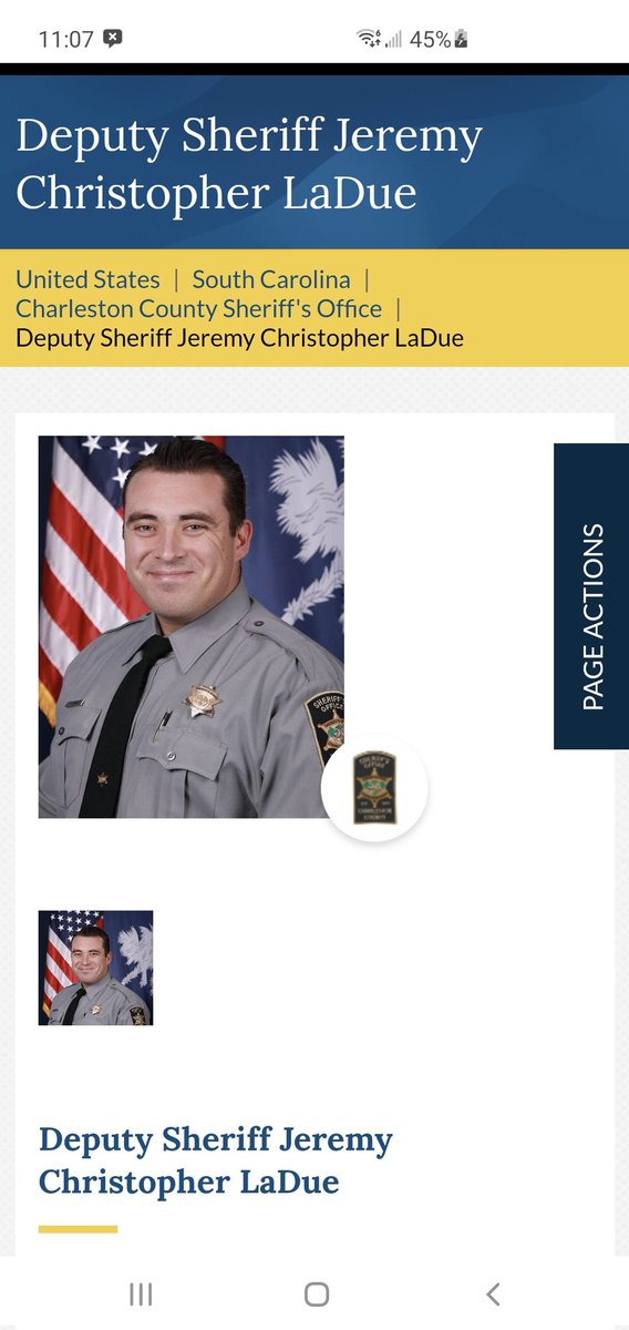 heyjimbousaf's tweet photo. In honor of #NationalPoliceWeek Two of our Deputies that we've lost over the last few years. #RIP103 #RIP173 https://t.co/VW9XL2kC36