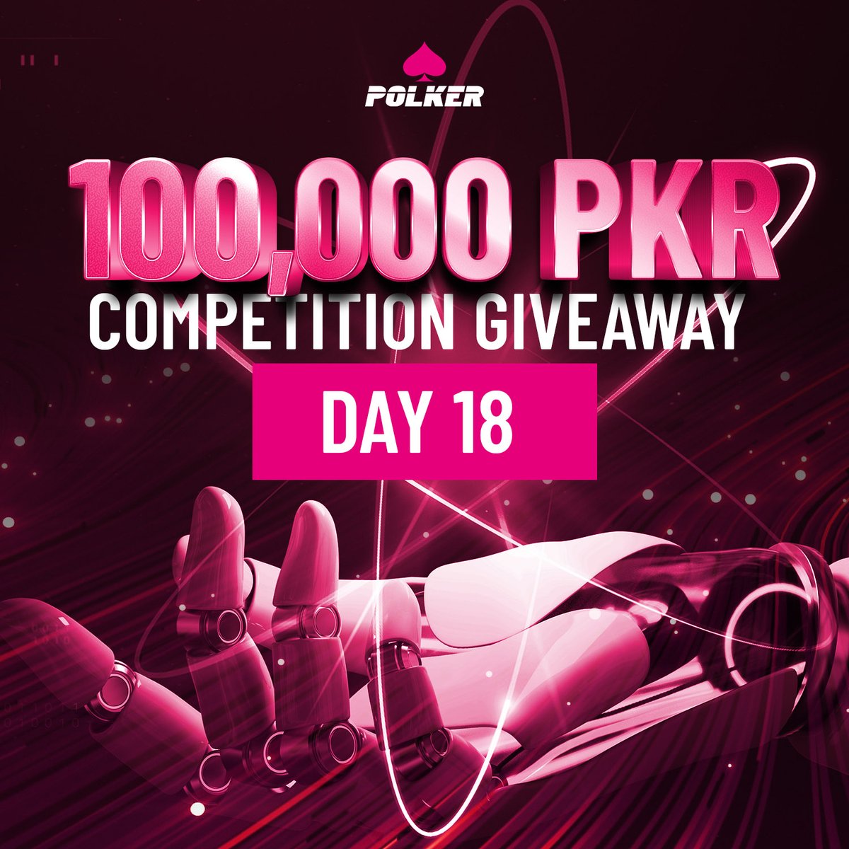 polker_PKR's tweet photo. 🎁⭐️ #COMPETITION DAY 18 ⭐️🎁

🎉 Day 17 winner: @GER4SOUL 🎉

To Enter:
✅ Join #Discord: https://t.co/tC4VV4MPeh
✅ Join Telegram: https://t.co/wmlnARGh1s
✅ Tweet about polker with the hashtag #PolkerToTheMoon 
✅ Follow + RT this post + Tag 3 Friends https://t.co/vbUgxV8BHz