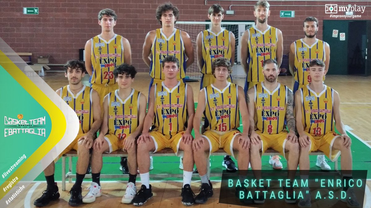 Diamo il benvenuto alla <a href="/btEBattaglia/">btenricobattaglia</a>, società di #pallacanestro che da vari anni disputa la #CGold con ottimi risultati soprattutto grazie al loro rinomato e talentuoso settore giovanile.
#MyPlay vi aiuterà nel migliorare le prestazioni e trasmettere in diretta tutte le partite