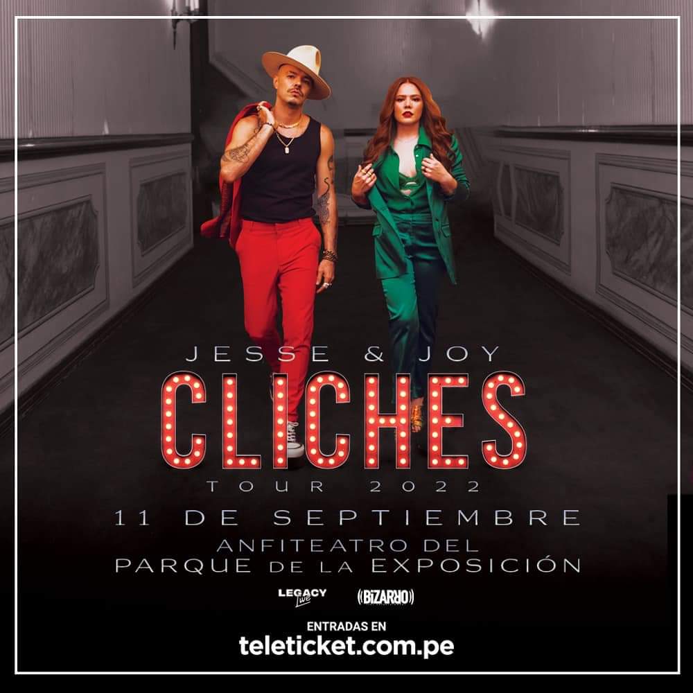 ZeroLive_Pe's tweet photo. Jesse y Joy en Lima este 11 de septiembre 🤩
📍 Lugar: Anfiteatro del Parque de la Exposición - Lima
 tickets a partir de este 13 de mayo a las 10 a.m. https://t.co/g7lAuqRYx1