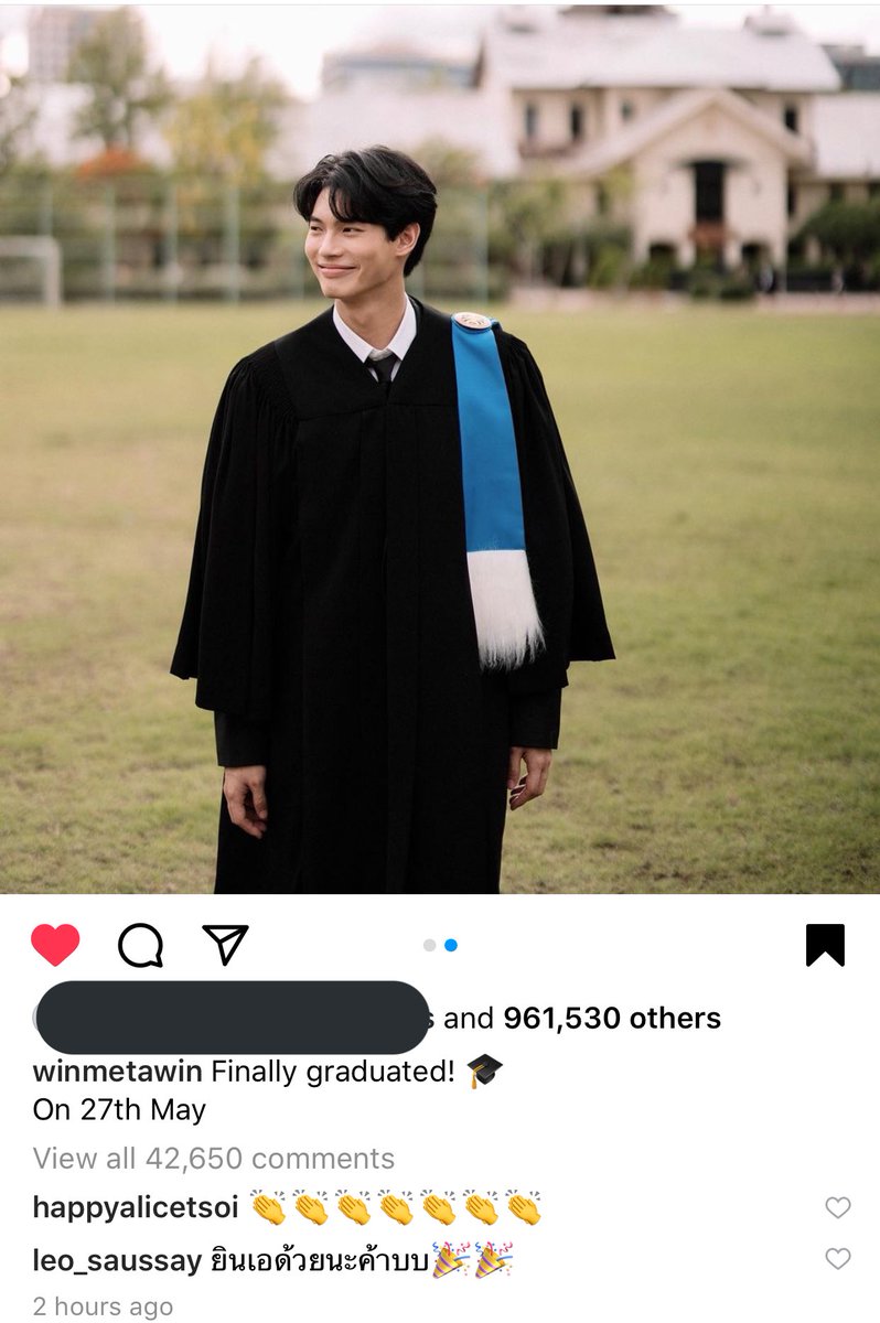 Almost 1M likes ..🥰🥰🥰

#FinallyGraduated 

@winmetawin #winmetawin