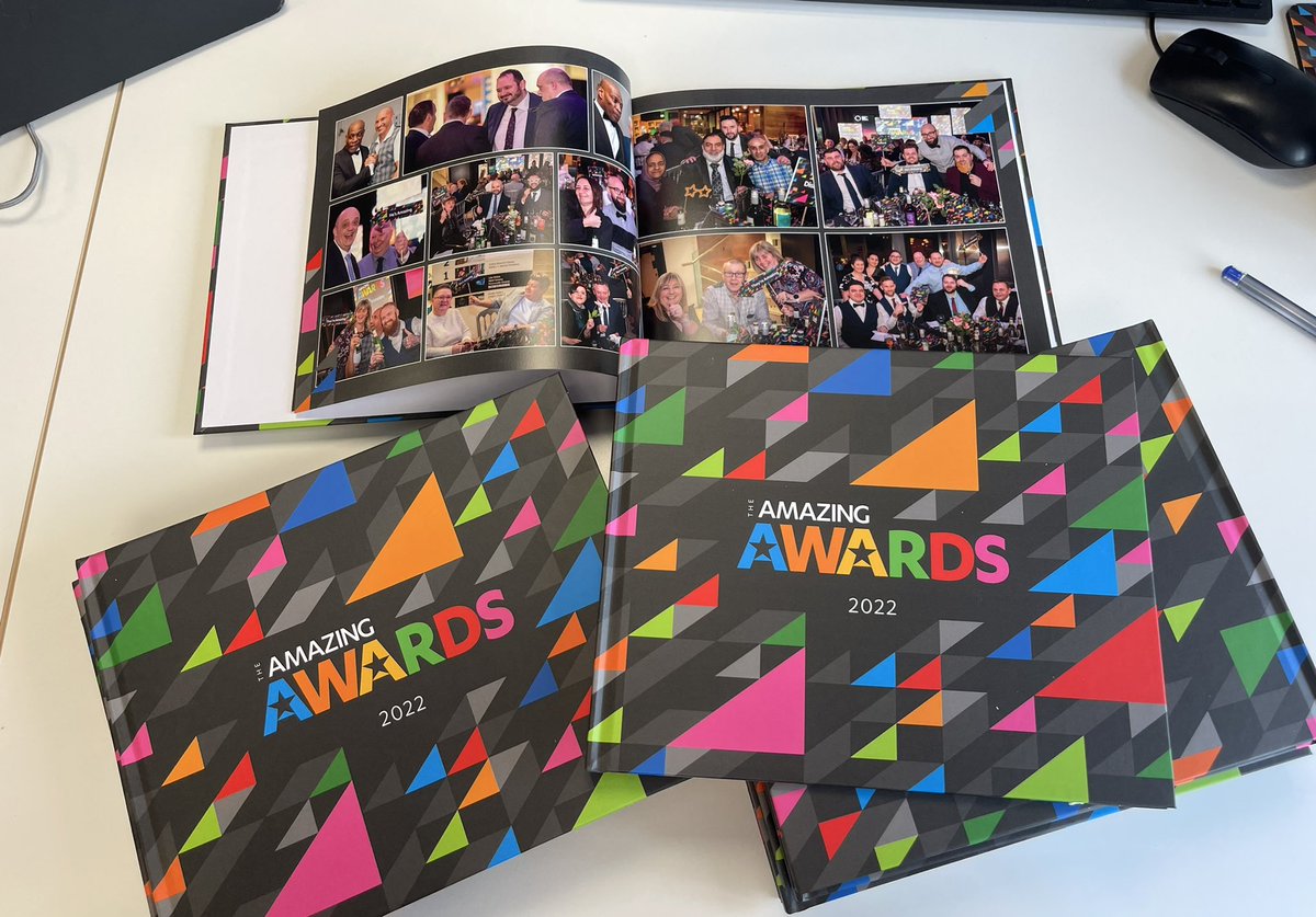 alexhornbyrail's tweet photo. Now these are special! A great reminder for our colleagues of our #AmazingAwards - this superb hardback photo book to remind all our colleagues and their guests of an amazing evening, and all personally signed with our thanks. 👏👏👏 https://t.co/SUqmvseNox