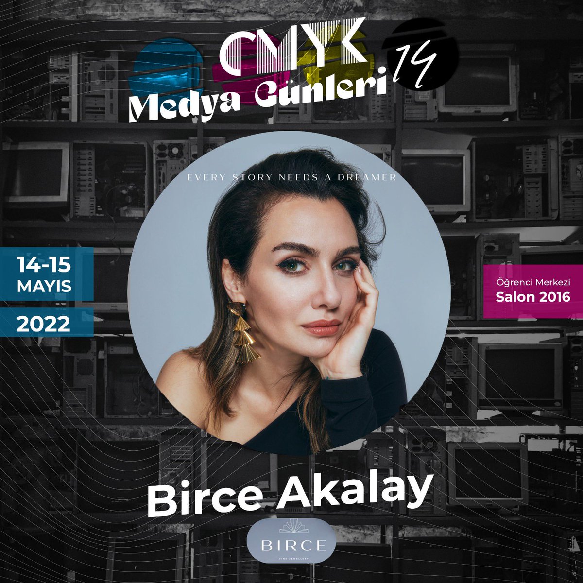 CMYK Medya Günleri’14 etkinliğimizde Birce Akalay bizlerle! 💚