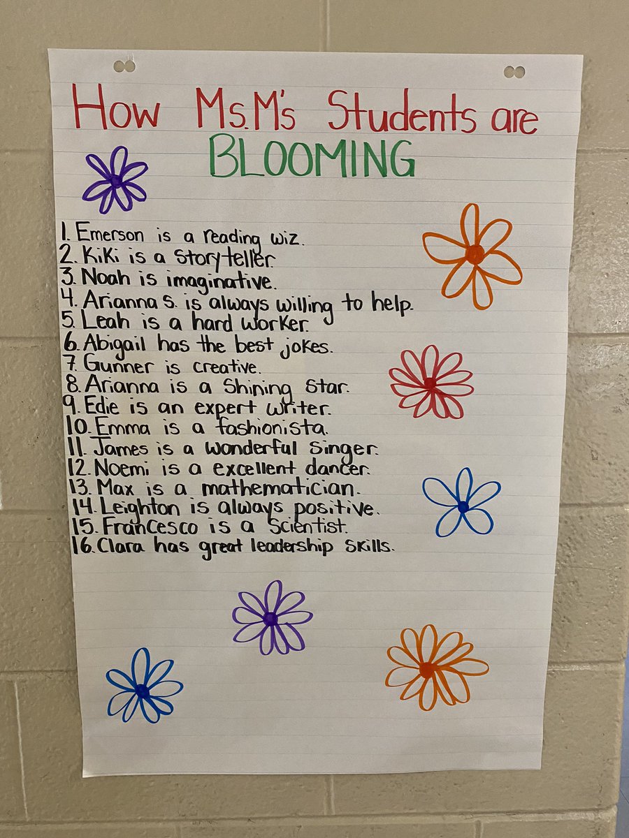Ms_Marcoccia's tweet photo. The grade 1/2 students are 
BLOOMING 🌸🌺 in room 205!! https://t.co/tnP8MJs1ct
