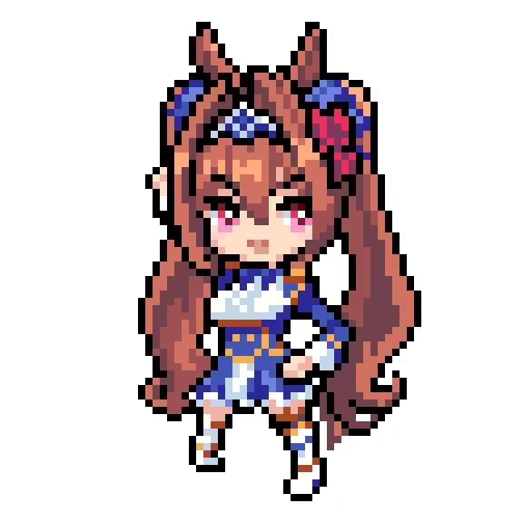 ダイワスカーレット おたんじょうび おめでとう!▼
(※過去作ドット絵)
#ダイワスカーレット生誕祭2022
#pixelart 