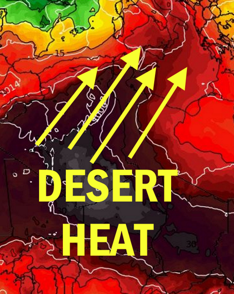 Malta_Weather's tweet photo. Are you ready for SUMMER?! 😱🌞🔥🌡🏖🏊‍♀️🥵 Maximum temperatures are expected to rise to around 28°C next week across Malta and Gozo as a North African high will extend towards the central Mediterranean! #malta #gozo #weather #summer #maltaweather #heat https://t.co/pItSi2qllx