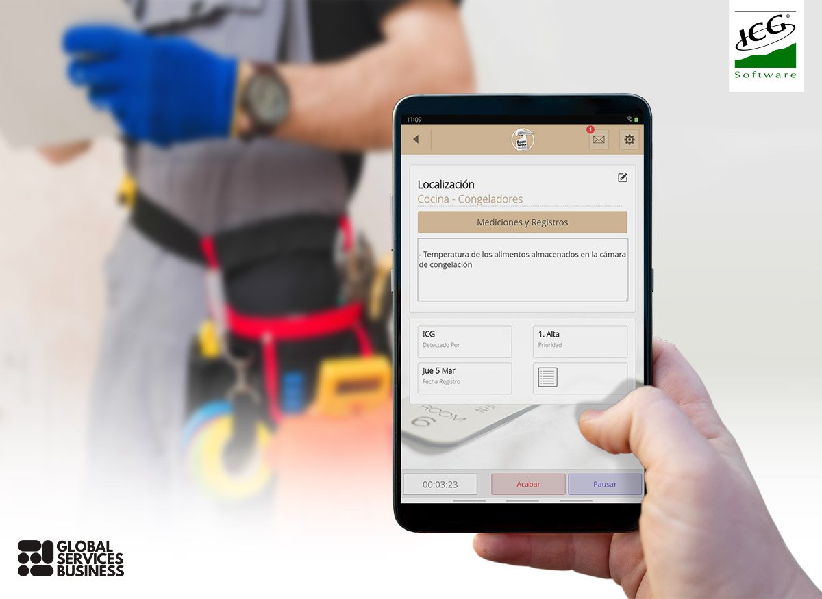 GlobalServicesB's tweet photo. La gestión del Área de Mantenimiento del hotel desde tu mano con #ICGRoomServiceMobile de #ICGSoftware:
👩💻 Simplificación de procesos
⏱ Mejora tiempos de respuesta
📆 Planificación dinámica de órdenes de trabajo
🗣 Comunicación interdepartamental instantánea
¡Contáctanos! https://t.co/JlvBqWz5Sj
