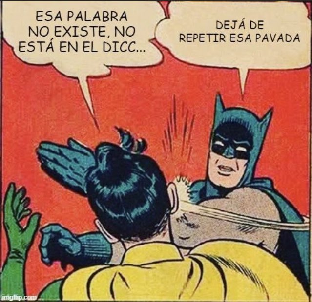 desmitosling's tweet photo. ¡Día de memes! Hoy tenemos el aporte de nuestras compañeras Carmela, Georgina y Marielle, que también tienen su propia página (en instagram) donde derriban mitos lingüísticos, las pueden encontrar como @derribando.ando https://t.co/5w2X6uV4y1