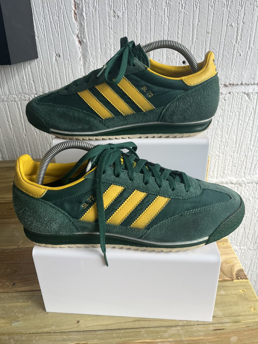 solepatrol666's tweet photo. Over the moon with these 2008 SL72s,first time using the Dye Activator from @Reno_station no need for a re-dye, another quality product from my mates up north.#adidasoriginals #adidasSL72 #ShowUsYourStripes #SolePatrol #upcycle https://t.co/biPMK2fXIu