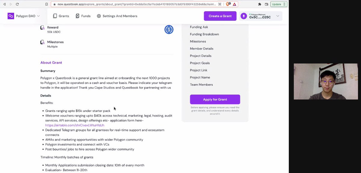 0xBugga's tweet photo. #PolygonAlpha this week: Gonna dive deep into grants, ecosystems support &amp; more resources available on the awesome Polygon Village! @0xPolygonDAO  Buidlooooors keep BUIDLing!! 💜 @0xPolygonDevs https://t.co/DVI3OWds8C
