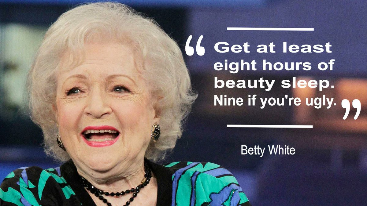 BrainCoach333's tweet photo. I'm giving a talk called "Aging Smart."  It's on the (guess what) the brain. Came across this visual. What do you think?  ;) 
#humor #sleep #bettywhite https://t.co/MoweiKEKGE
