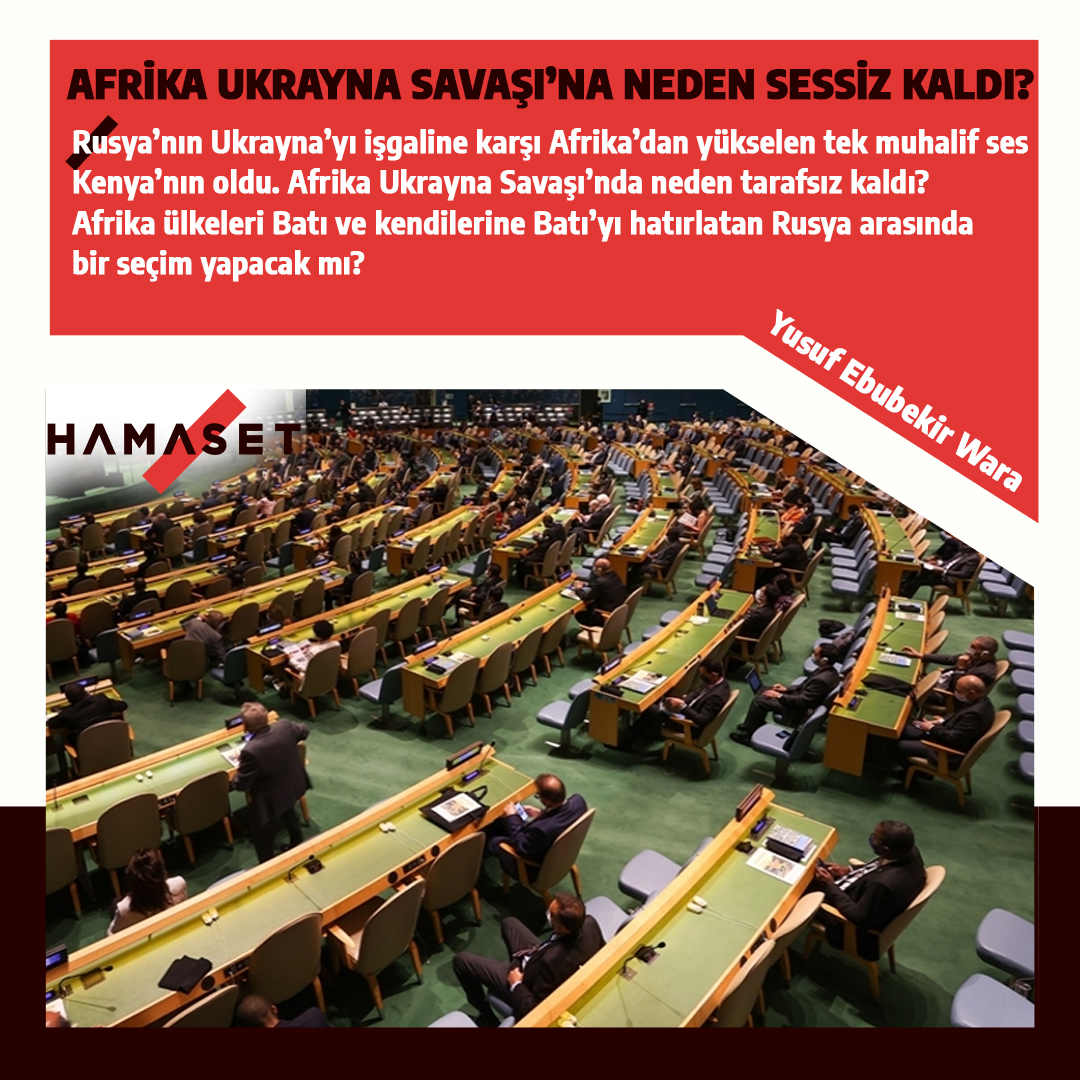 hamasetcomtr's tweet photo. "AFRİKA UKRAYNA SAVAŞI’NA NEDEN SESSİZ KALDI?"

🇳🇬 Yusuf Ebubekir Wara ( @YusufWara) yazdı.

🖊️ https://t.co/c3QFfFPPHA https://t.co/cKUIHZKt4f