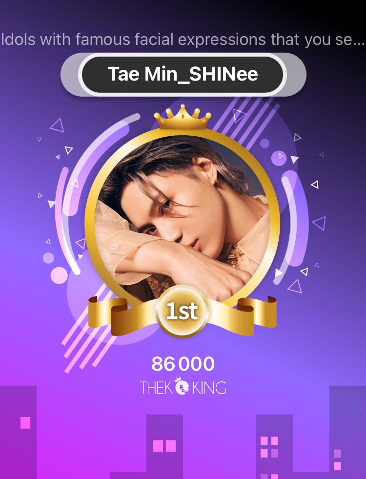 TAEMINVoting's tweet photo. 🏆#TAEMIN won #THEKKING 『Idols with famous Facial expressions that you see once a day』Poll 👏👏👏

🎊 Congratulations to our TAEMIN and Jjakgoongs 🥳 Thank for your hardwork!  ♥️

🎁 Donation worth 1 million won or CM board B

#태민 #テミン @SHINee https://t.co/EEHjAdvxqQ