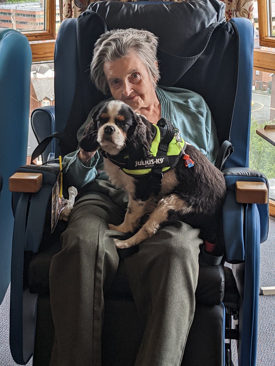 Our Chaplain and his "boys" pay a visit this morning with dog-themed spiritual input!
