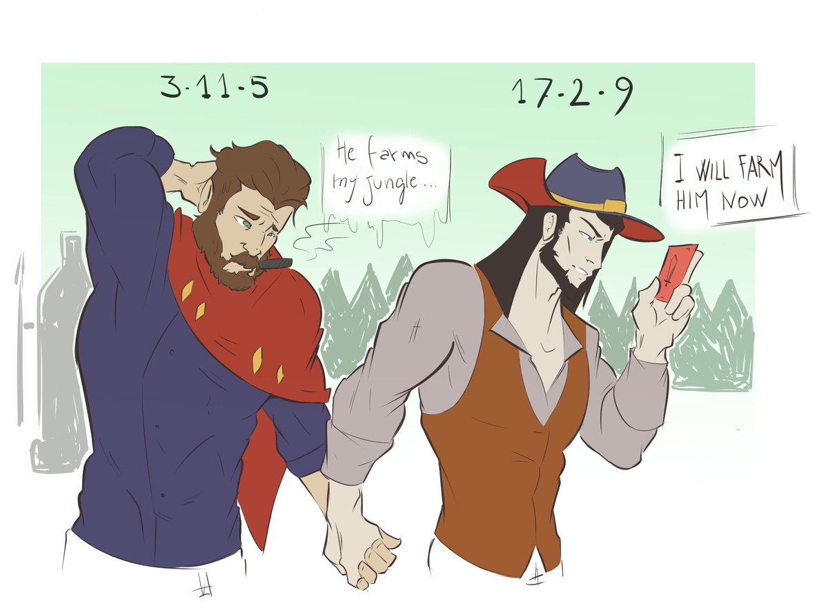 Luclfer0's tweet photo. Duoq ranked

#LeagueOfLegendsFanArt #LeagueOfLegends #Graves #twistedfate https://t.co/UFcAdCJrLC