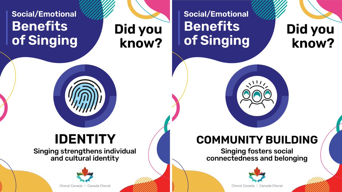 This wk the #BenefitsOfSinging campaign by <a href="/ChoralCanada/">Choral Canada / Canada Choral</a> reminds us of the important role that group singing can play in strengthening cultural identity and building social connections. So add some group singing to your week! #singtogether #singinginschools #singingincommunities