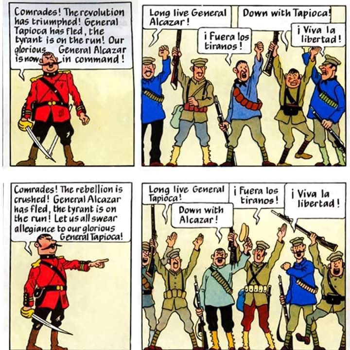“Revolutions have never lightened the burden of tyranny; they have only shifted it to another shoulder.” ~  George Bernard Shaw

<a href="/PresRajapaksa/">Mahinda Rajapaksa</a> <a href="/GotabayaR/">Gotabaya Rajapaksa</a> thanks for shifting the burden of tyranny to <a href="/RW_UNP/">RW_LK</a>