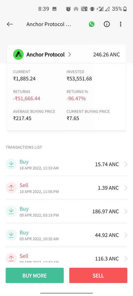 Divyanshu8967's tweet photo. @stablekwon What a shittt.. coin invested on trust but ur company cheated https://t.co/e1kLUohvif