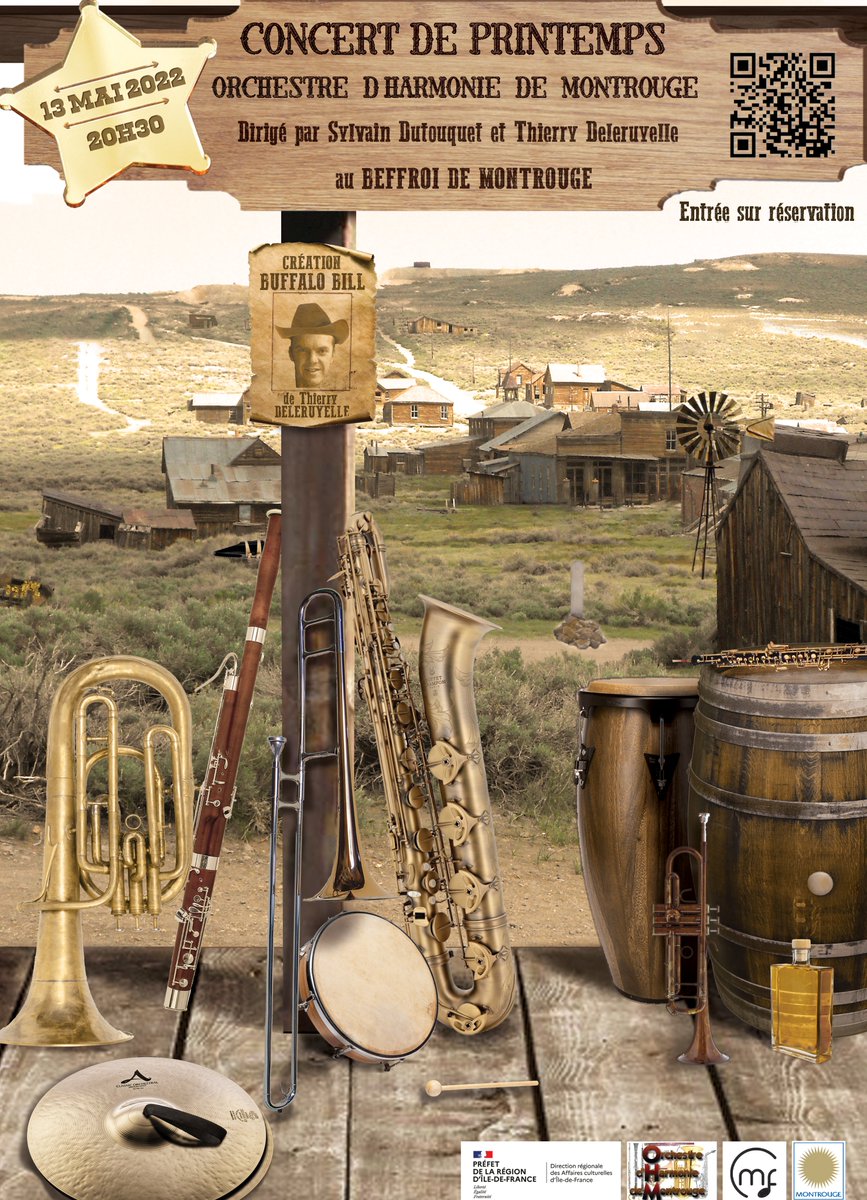 Montrouge92's tweet photo. Plutôt musique Jazz, Western ou Électronique ? 

Ce soir vous avez le choix ! 

🎵 19h - Espace Colucci - Concert de Jazz du Conservatoire
🎵 20h30 - Beffroi - Concert de l'Orchestre d'Harmonie de Montrouge
🎵 20h30 - Hôtel de Ville - Ciné-Concert « Extase » par Tallisker https://t.co/SRtqjOKcP1