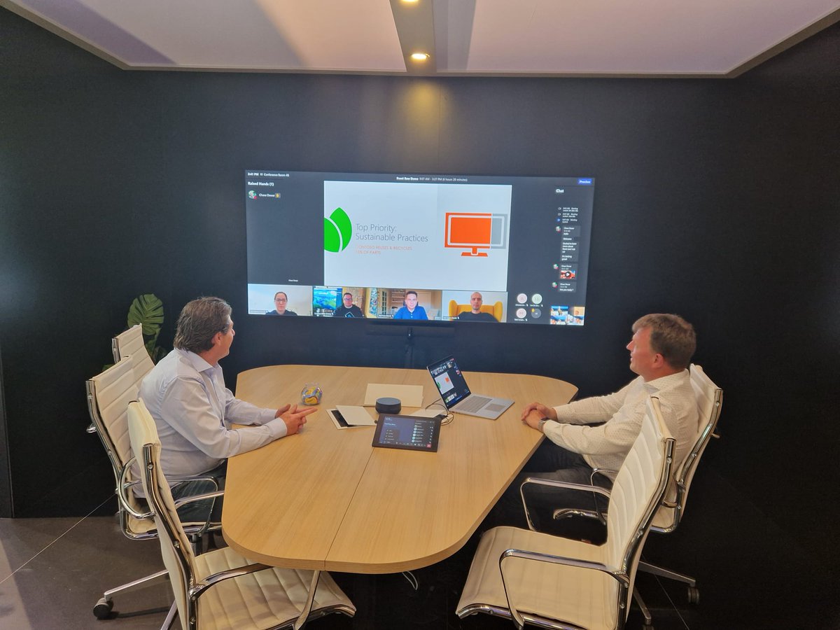 aencgroep's tweet photo. AENC is altijd op zoek naar innovatie. Deze week doen we dat op de ISE in Barcelona. Collega's Bas en Arjan dompelen zich daar onder in de nieuwste technologieën, innovatiefste ideeën en de wereldwijde AV-industrie. Kijk maar mee!
#aenc #audiovisual #ISE2022 #avtweeps https://t.co/XQ1SlApfIF