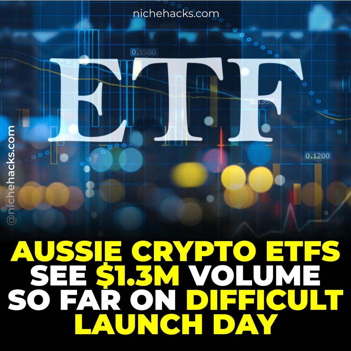 niche_hacks's tweet photo. Aussie crypto ETFs see $1.3M volume so far on difficult launch day

#NicheHacks
#NFT
#NFTS
#NFTdrop
#NFTcommunity
#money
#onlinemarketing
#motivation
#affiliateprogram
#workfromhome
#entrepreneurship
#makemoney
#success
#affiliatemarketingtraining https://t.co/I8R6ts0s3U