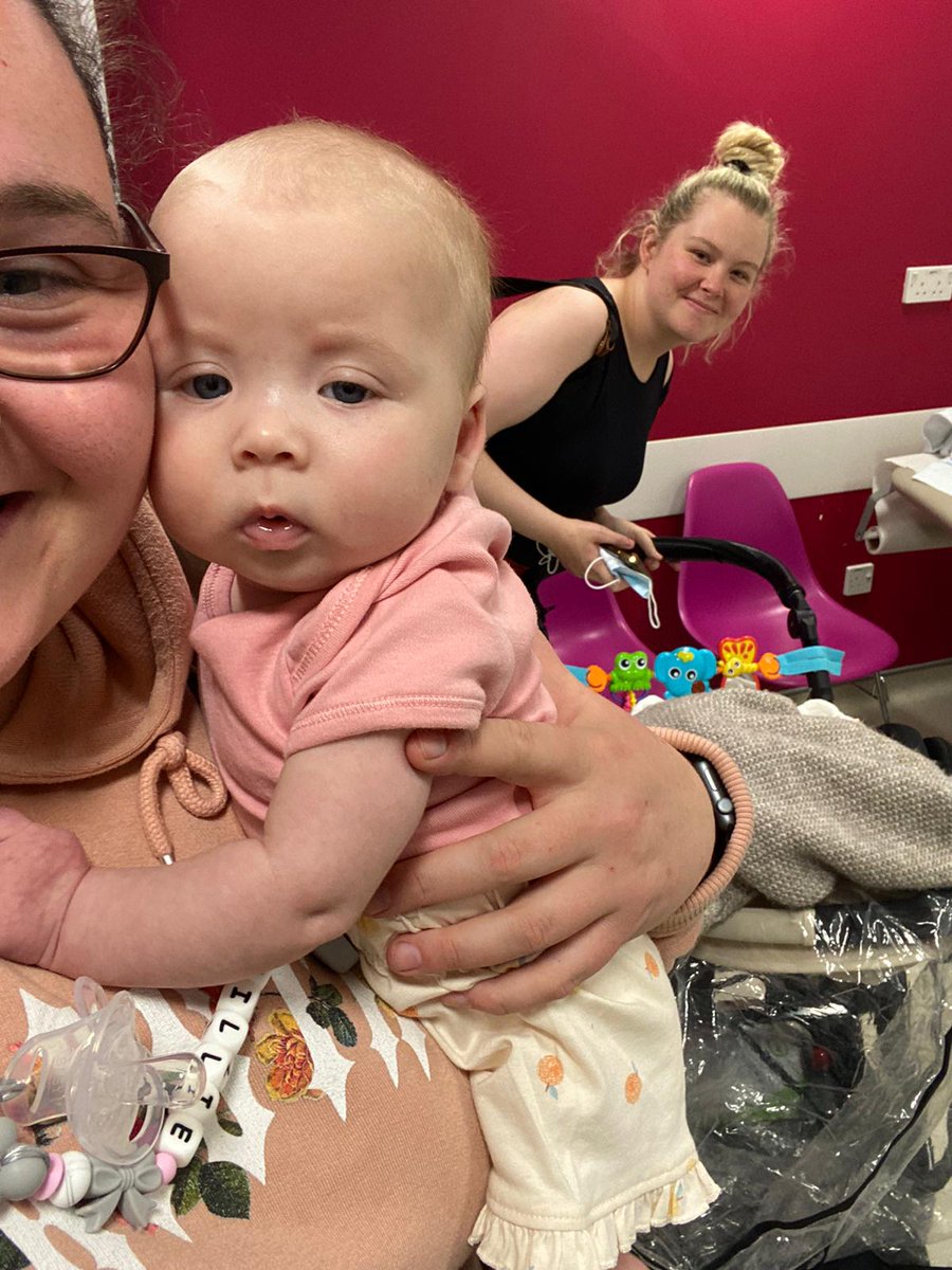 KathyHigginson's tweet photo. My granddaug. Millie has been goin 2 Ortho Paed Talipes clinic 4 approx 7 wks &amp; yes2day had a procedure 2 help her road 2 recovery.  I just want 2 say a BIG thank you 2 the staff, U R fantastic, so approachable. (Special thanks to Dan &amp; Derek) @RoyalLondonHosp @NHSBartsHealth https://t.co/CRheTGBymL