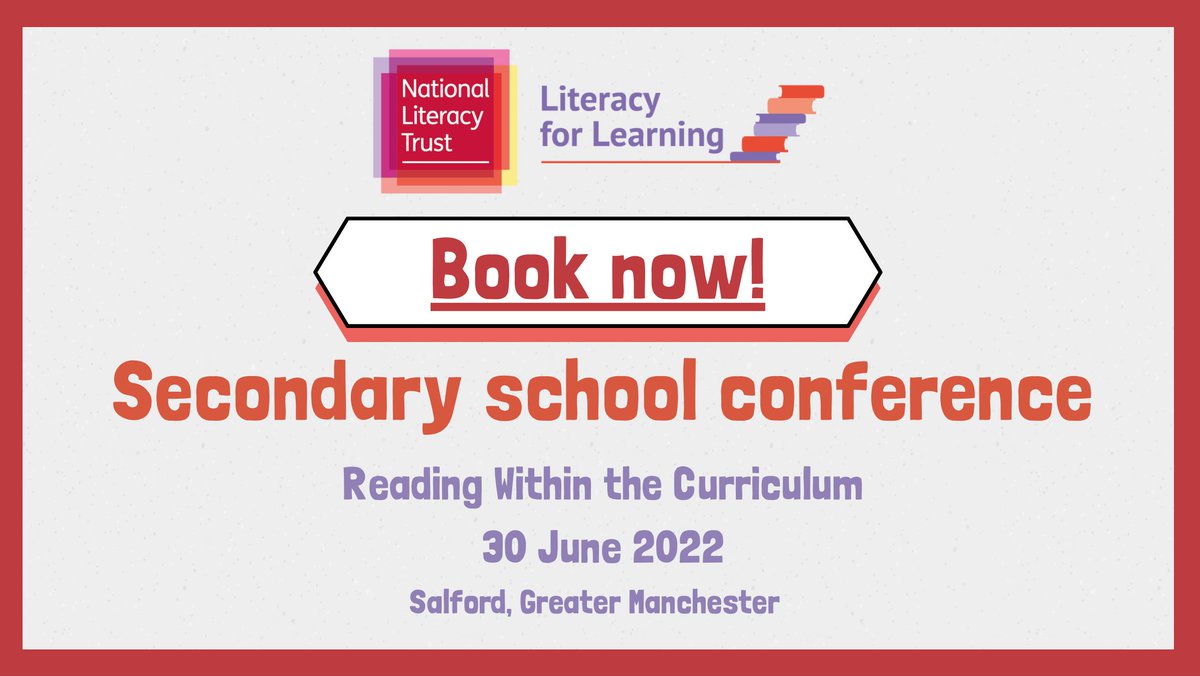Literacy_Trust's tweet photo. Sign up to our secondary school conference, Reading Within the Curriculum to receive exclusive early-bird pricing! 

Hear from Professor @trevor_cox about the use of podcasts to engage pupils in reading. https://t.co/VXrkkRkqRh Book now! https://t.co/7oyEBAmJN6