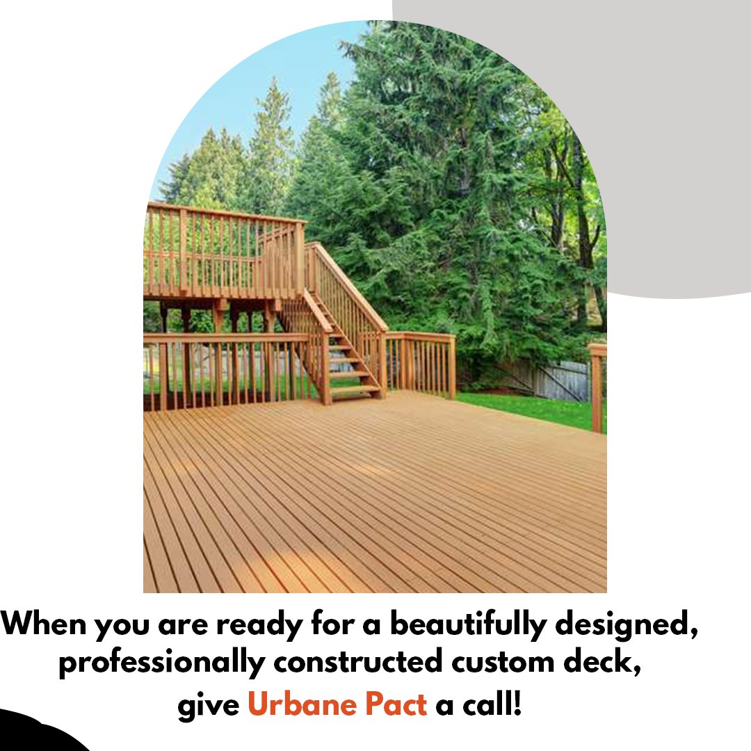 PactUrbane's tweet photo. If Deck Installation is on your mind, you've been planning for one for a long time. This is the best time to get one because Spring is here and a deck would enhance your outdoors. 
.
.
#urbanepact #calgary #canada #furniture #deckinstallation #deckinstallations #urbanepact https://t.co/TIkJbDFSwD