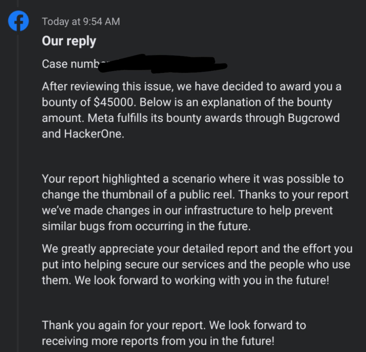 root_n33r4j's tweet image. I found Critical Idor in Instagram And  I Got 49500$ Bounty (45000$ Bounty And 4500 $ Bonus) From Facebook. 
#Facebook #Bugbounty #instagram #cybersecurity  #infosec