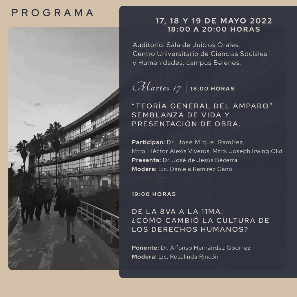drjosemiguelr's tweet photo. Un placer extenderles la invitación a un modesto homenaje por mi retiro de la Universidad de Guadalajara, concluyendo más de 30 años de estar en las aulas. 

Próximo martes 17, miércoles 18 y jueves 19 de 18:00 a 20:00 hrs en, CUCSH BELENES.

¡Ahí nos vemos! https://t.co/Crvoe6y1Pj