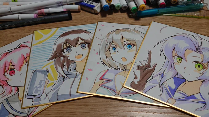 色紙1枚追加〜(*'∀`)ノ 