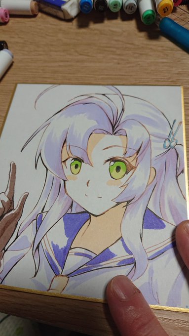 色紙1枚追加〜(*'∀`)ノ 