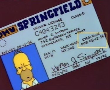 Happy birthday to Homer Simpson and myself 