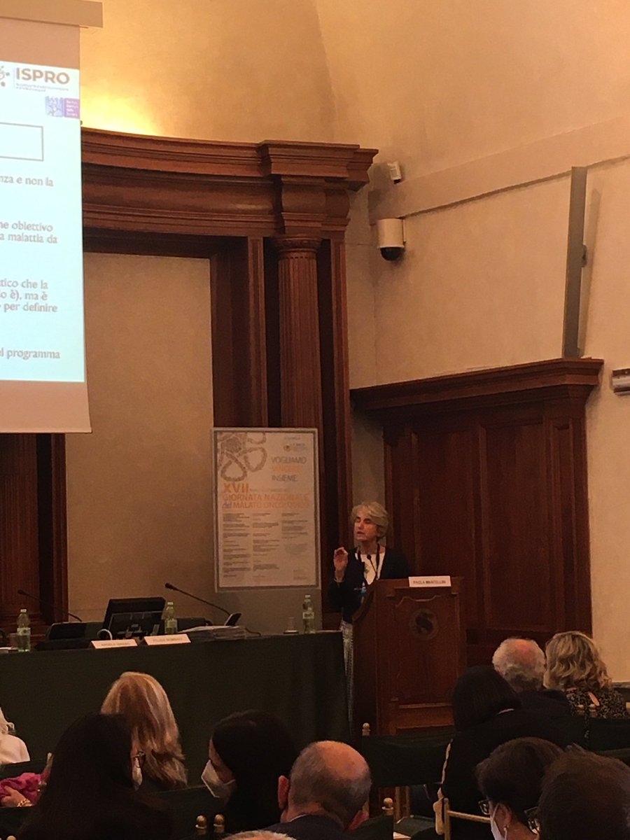 favo_it's tweet photo. 🗣 Paola Mantellini, direttrice dell’ #OsservatorioNazionaleScreening: “Lo #screening oncologico è un profilo complesso di assistenza e non la mera somma di singole prestazioni” #gnmo22 https://t.co/6Q70u6NLbr