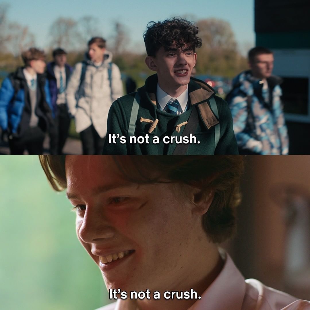 YoungRoyalsHisp's tweet photo. 📸 “Heartstopper 🤝 Young Royals” — @NetflixUK vía Instagram https://t.co/w83kJIMYXW