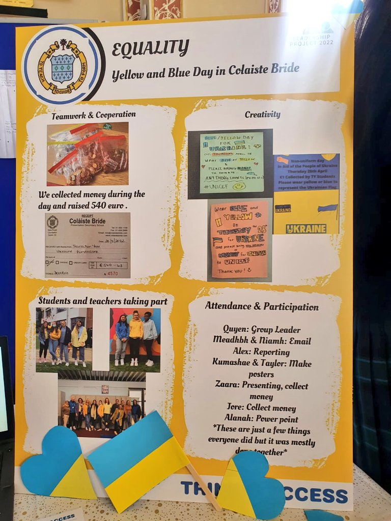 TYColaisteBride's tweet photo. We are so proud of our 2 @Colaistebride TY leadership teams presented at the @TrinityAccess21 showcase! Both teams worked extremely hard on their projects and learned invaluable skills- well done! πππ©βπ #leadership #bridge21 #newskills #TYCB https://t.co/eFlsKO0aHz