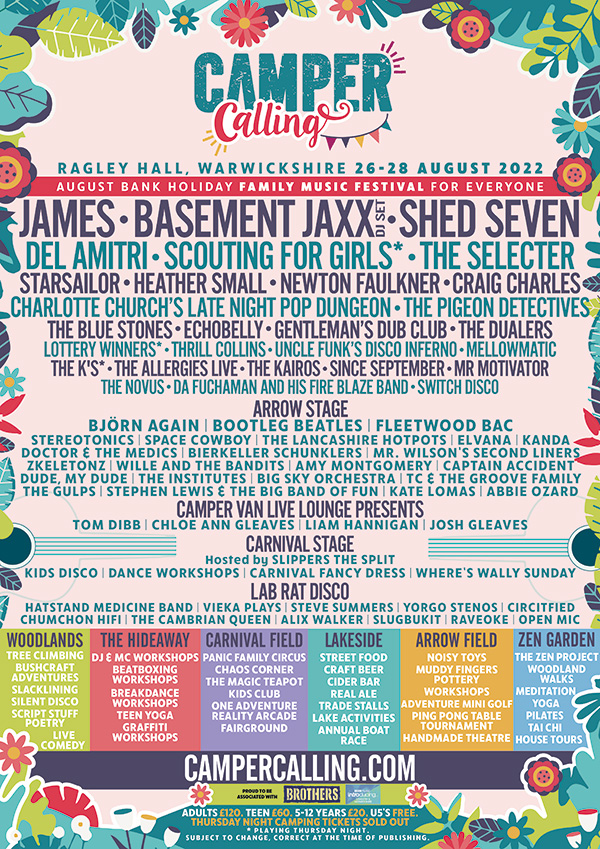 Camper Calling (@campercalling) on Twitter photo 🎪⚡NEW ADDITIONS TO THE LINE UP ⚡🎪 
The line up just got a lot fuller! 
⚡2 new stages
⚡20 new acts
⚡New Areas 
⚡New Workshops 
⚡⚡SAME FAMILY FRIENDLY FESTIVAL! ⚡⚡ 
Tickets are really low, so get yours today! 
campercalling.com 🎪⚡NEW ADDITIONS TO THE LINE UP ⚡🎪 
The line up just got a lot fuller! 
⚡2 new stages
⚡20 new acts
⚡New Areas 
⚡New Workshops 
⚡⚡SAME FAMILY FRIENDLY FESTIVAL! ⚡⚡ 
Tickets are really low, so get yours today! 
campercalling.com