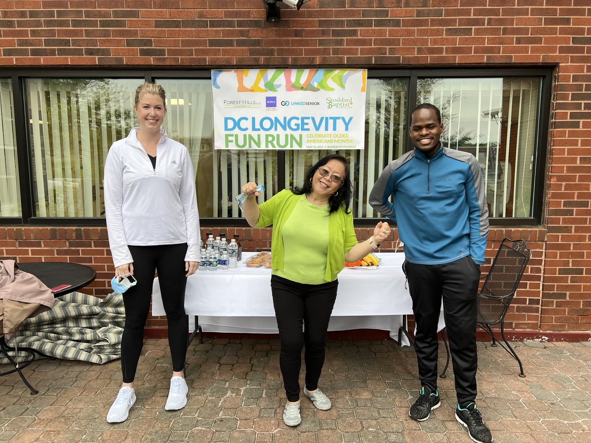 linkedsenior's tweet photo. Thank you for participating in the 2nd Annual #LongevityFunRun today Stoddard Baptist Nursing Home! #OldPeopleAreCool #OlderAmericansMonth @Oldplparecool @MayorBowser #gerotwitter @ACLgov @TinaSandri https://t.co/Lrj2t5JqNp