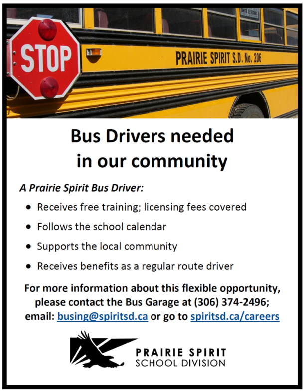 Bus Drivers Needed
