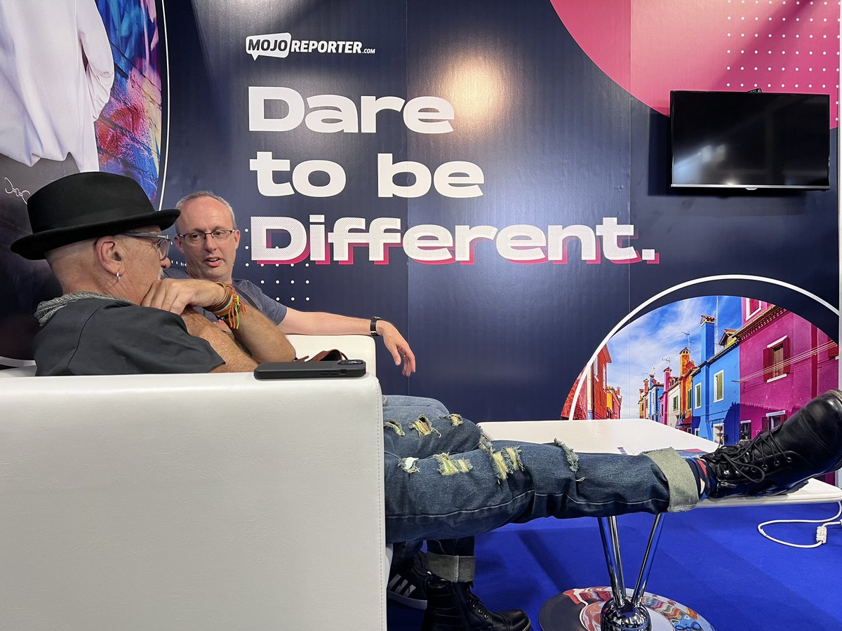 EdinReporter's tweet image. At the end of two days at #MPTS2022 the man who has taken one million photos on an iPhone  @photojack takes a break - but is still cutting edge…