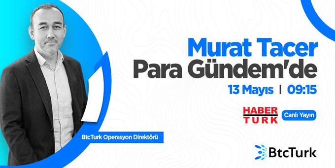 BtcTurkKripto's tweet photo. #BtcTurk Operasyon Direktörü @MuratTacer, Para Gündem’de @EbruBaki’nin konuğu oluyor.

Murat Tacer, kullanıcı memnuniyetinde sağlanan başarı hikayesinin detaylarını, yarın 09:15’de @HaberturkTV ekranlarında canlı yayında anlatıyor!

#BitcoinTurkiye https://t.co/875hGgdl0I