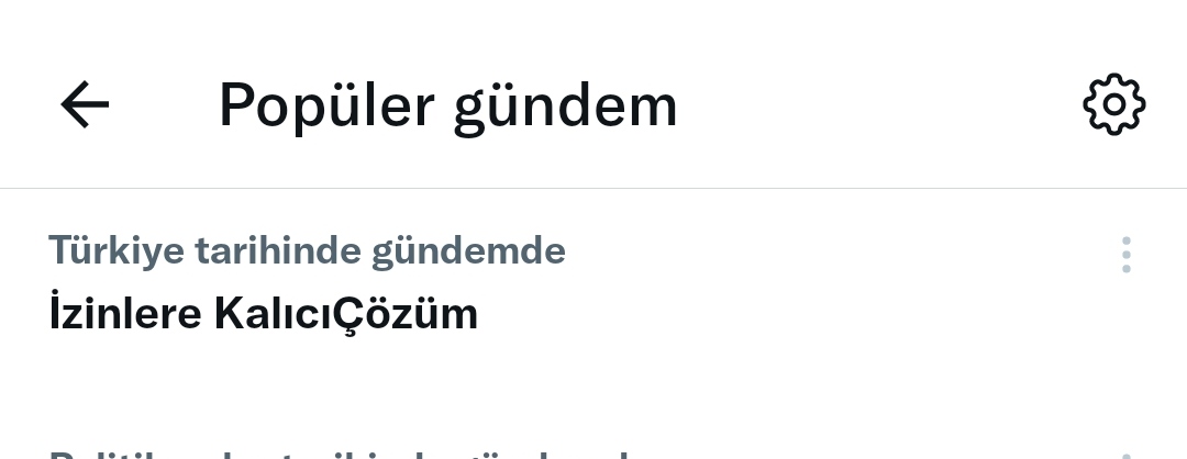 Twitter Türkiye gündeminde
1 sıradayız
Herkesi detaylı twit atmaya
Davet ediyorum

İzinlere KalıcıÇözüm
#Covid19izinleri