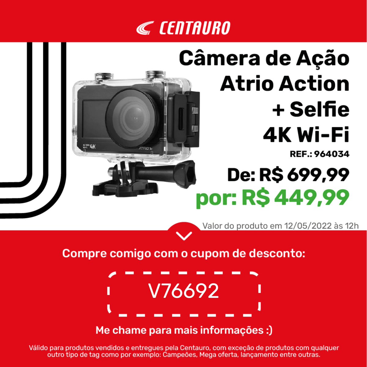 BBB200022's tweet photo. 👉🏼 Garanta 10% de desconto em produtos vendidos e entregues pela Centauro usando o cupom V76692 🛒 https://t.co/SLo93MNb2O

#OfertasCentauro #CentauroEsporte https://t.co/4p7nXOo0al