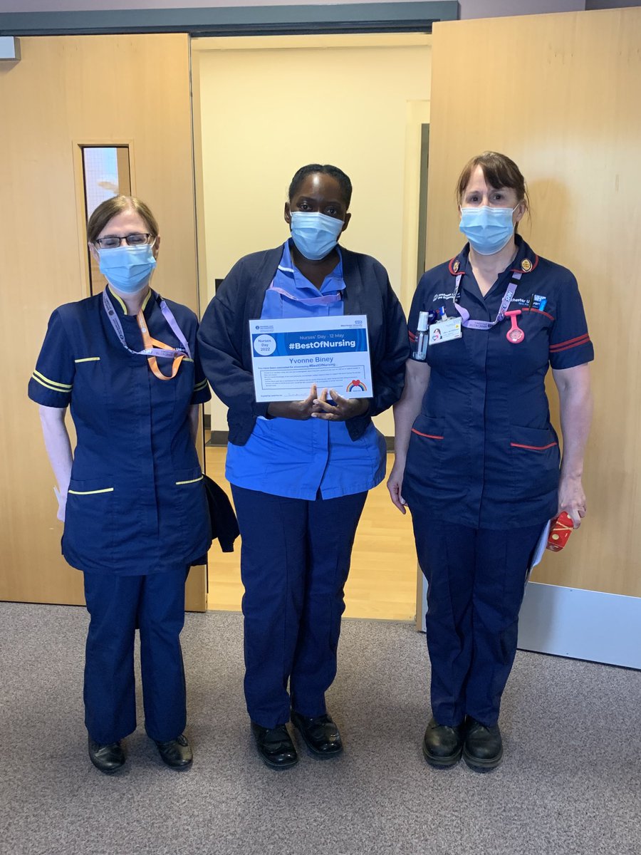 Tracyjaned's tweet photo. 2staff from ⁦@ArdwLongINT⁩ receiving their Awards for #bestofnursing ⁦@RachelleBDN⁩ ⁦@lorraine_ganley⁩ ⁦@GillAcreman⁩ ⁦@mcrlco⁩ much deserved recognition for these 2 staff well done 👏🏻👏🏻👏🏻👏🏻👏🏻 https://t.co/lN22tc2rQ2