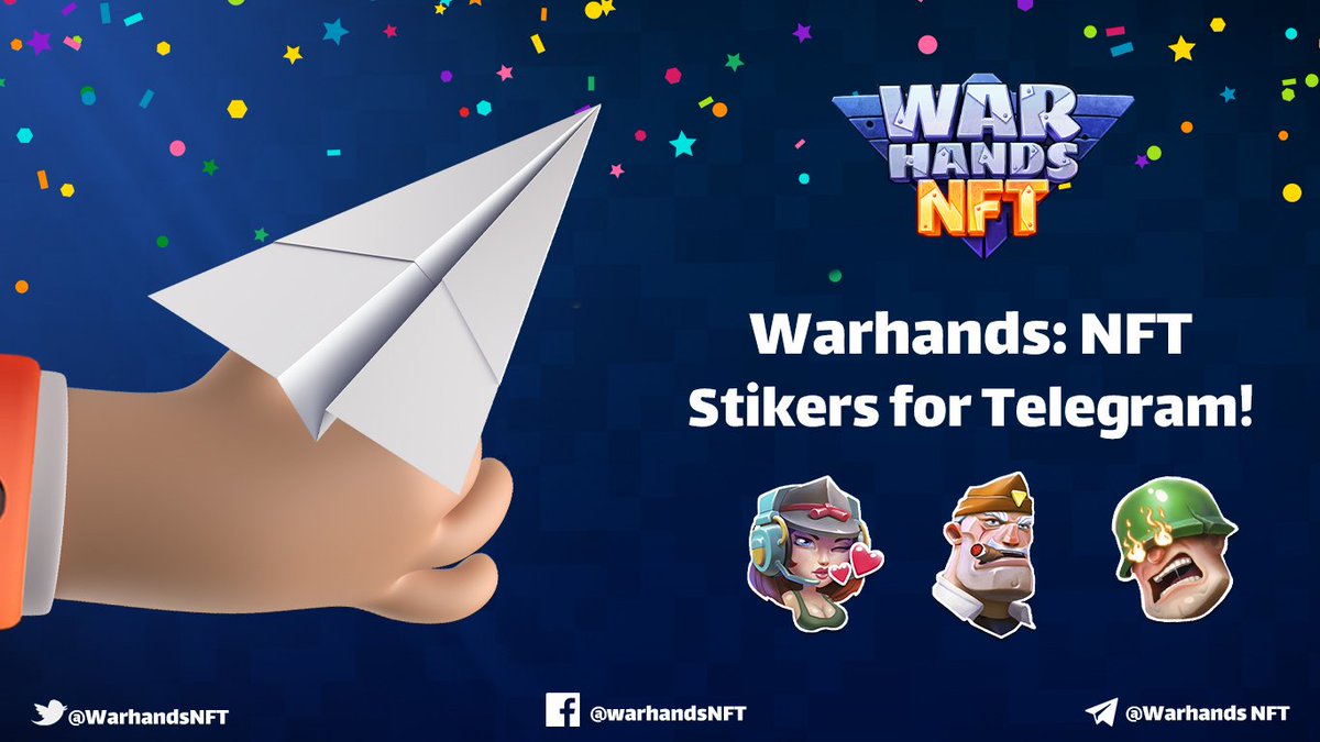 WarhandsNFT's tweet photo. Hey champs! We have prepared a cool sticker pack for you for Telegram with Warhands:NFT characters! Follow the link and grab them!😊
👇👇👇
https://t.co/gVkEwHVLig

#NFT #BlockchainGaming #Stickers #Telegram https://t.co/maCrVR0Qph