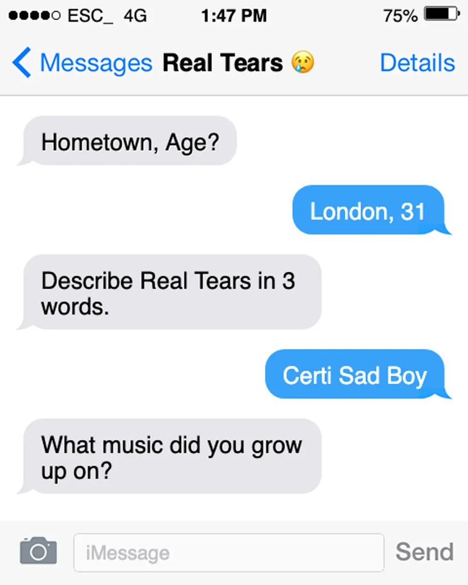 esc_records's tweet photo. 10 Questions❓️with Real Tears
---------------------------------------------
In the lead up to @djrealtears V.A.L.I.S release coming up on the 13th of May, we got the inside scoop as to what makes him tick... https://t.co/j8oYSzVmGX