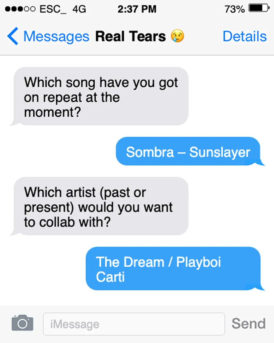 esc_records's tweet photo. 10 Questions with Real Tears Pt.2 https://t.co/0ohxX0TfTx