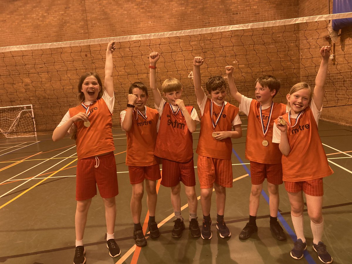 FrodshamCE's tweet photo. Congratulations to our year 5/6 Volleyball team who were unbeaten in all games today!! Gold medal winners 🥇 thoroughly deserved! Well done team 🙌 #TeamFrodshamCE @_FAVSP https://t.co/E1b1wcD81m