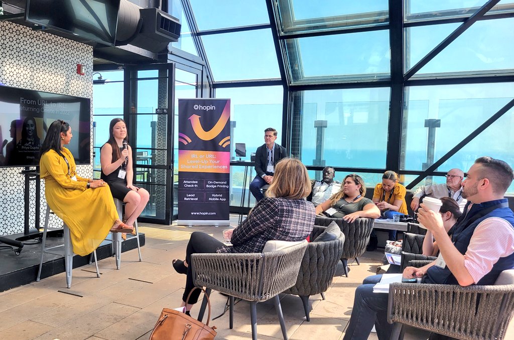 stephbaiocchi's tweet photo. Create high quality, smaller events. Every attendee should be the best fit for that highly coveted spot. -Megan Harrison 

@Hopin #EventProof #ReturnToIRL https://t.co/kv6fmgWTD2
